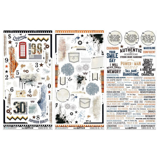 Rust & Revs 2 - Rub on Transfer Set