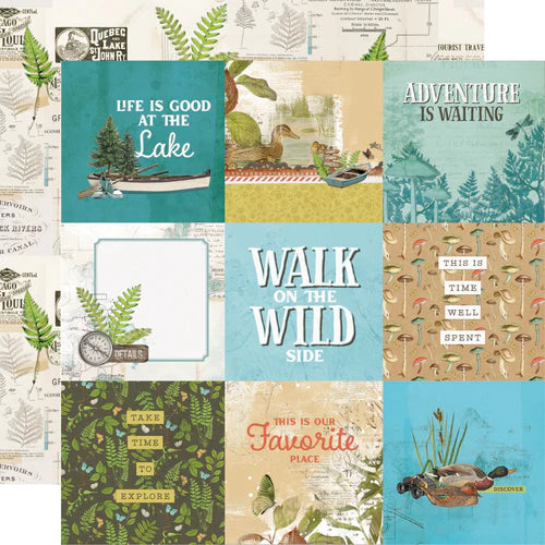 Simple Vintage Lakeside - 4 x 4 Elements