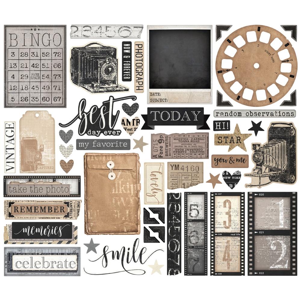 Simple Vintage Essentials Bits & Pieces - Captured