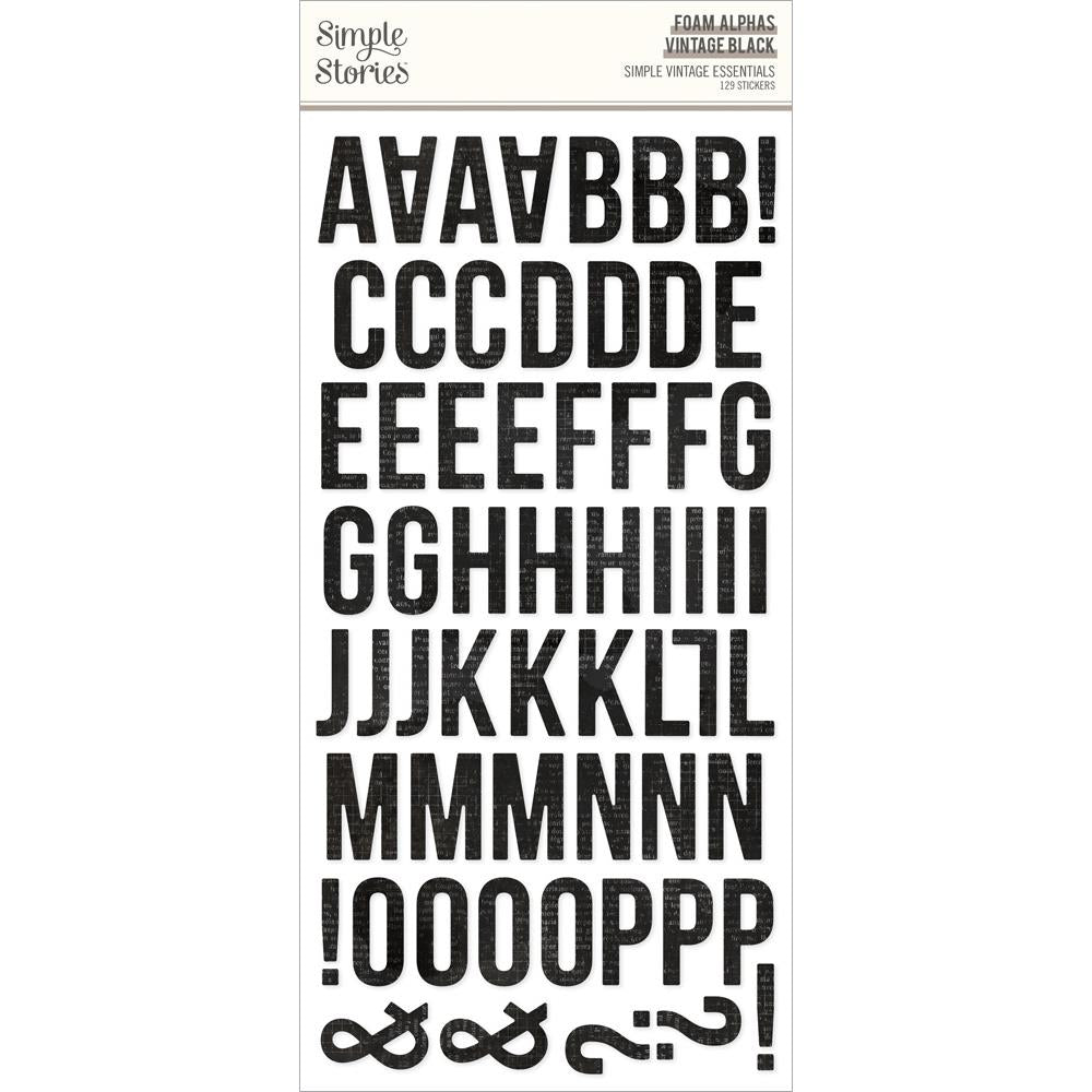 Simple Vintage Essentials Foam Alpha - Vintage Black