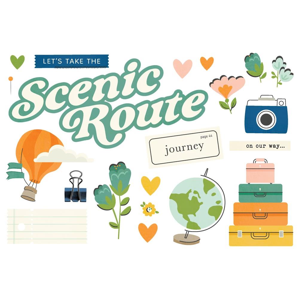 Happy Travels - Page Pieces