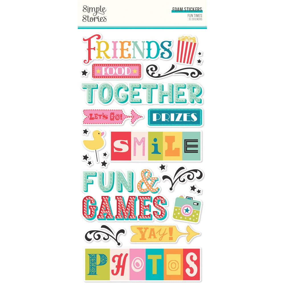 Fun Times - Foam Stickers