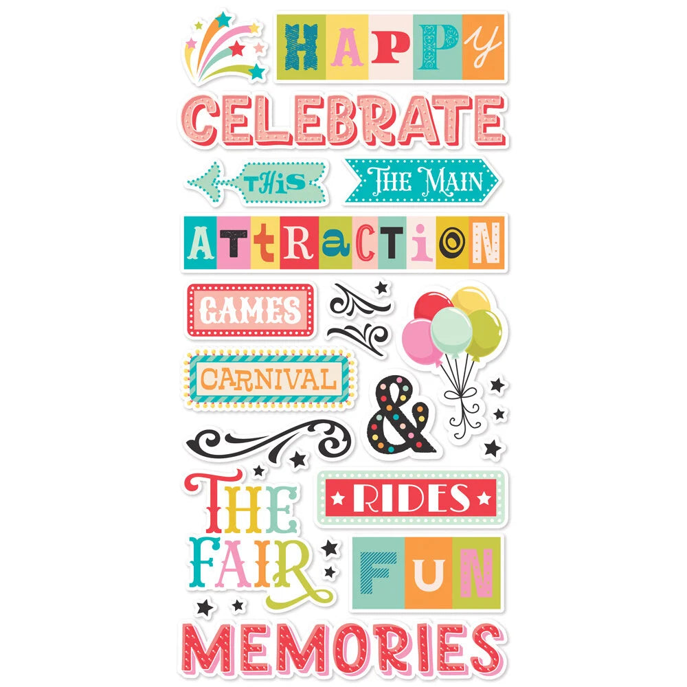 Fun Times - Foam Stickers