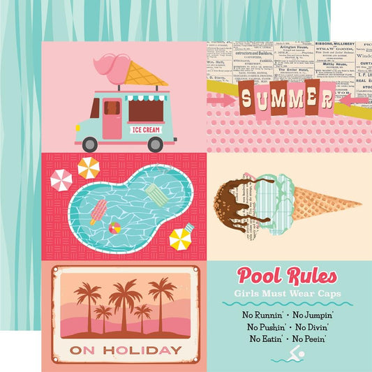 Retro Summer - 4x6 Elements