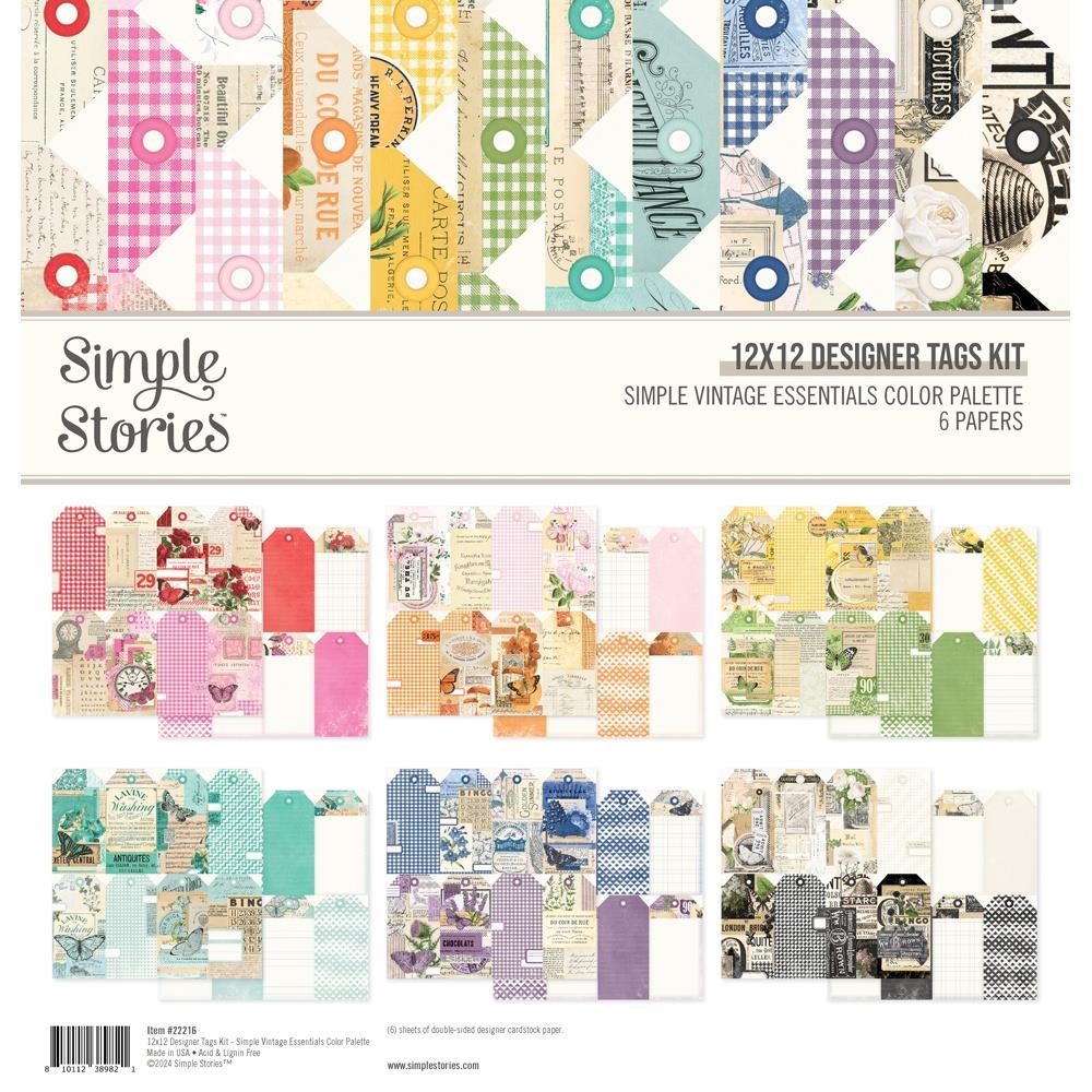 SV Essentials Color Palette -  Designer Tags Kit