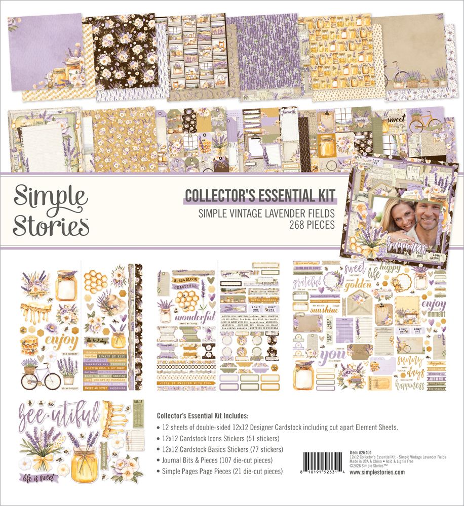Simple Vintage Lavender Fields - Collector's Essential Kit