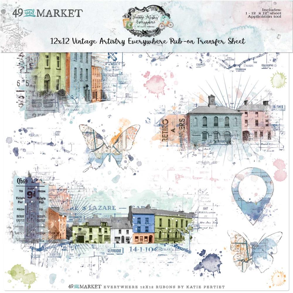 Everywhere 12x12 Rub Ons - Street