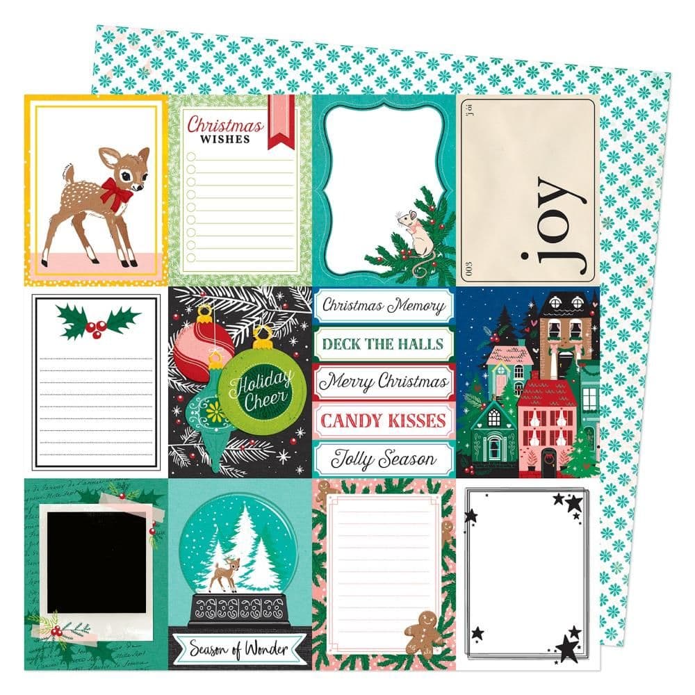 Peppermint Kisses - 3 x 4 Cards