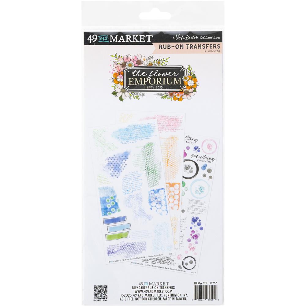 Flower Emporium - Blendable Rub On Transfer Set