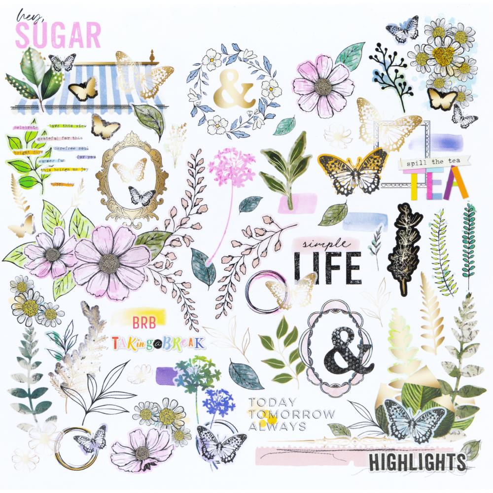 Flower Emporium - Foiled Die Cuts