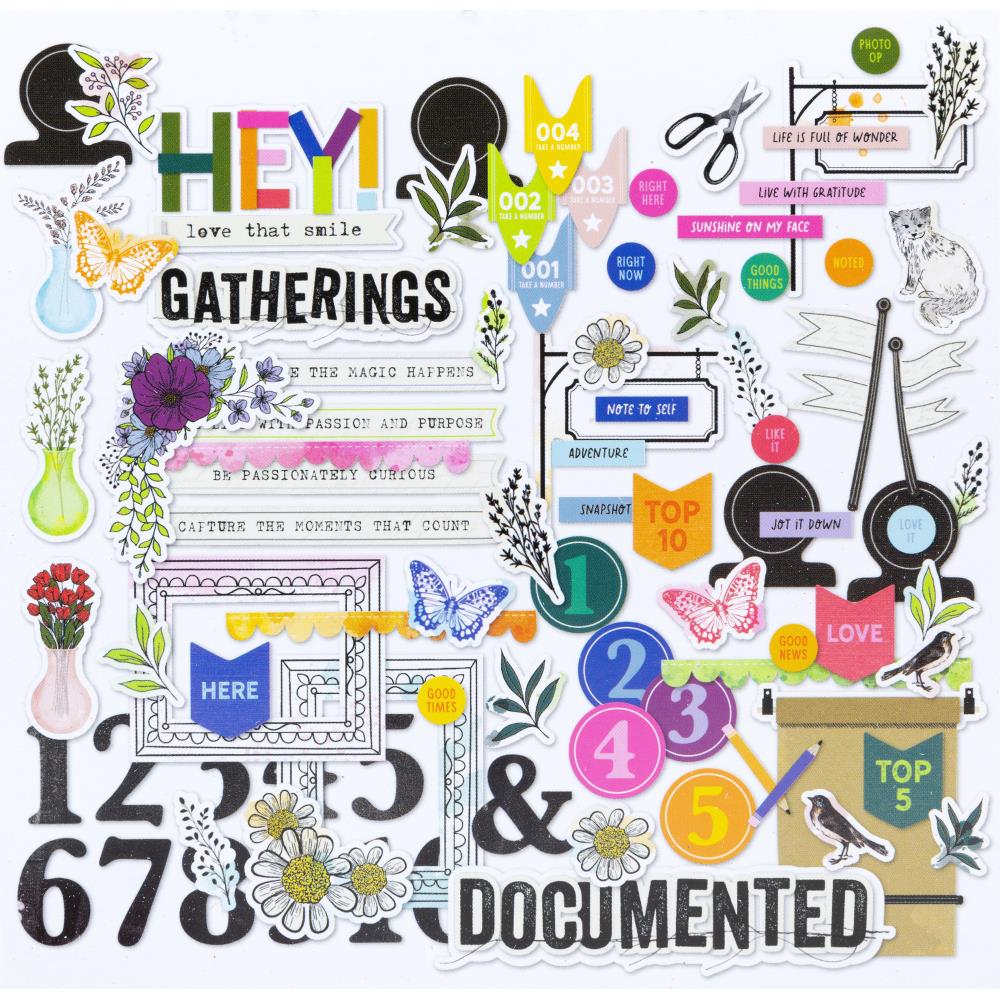 Flower Emporium - Chipboard Bits