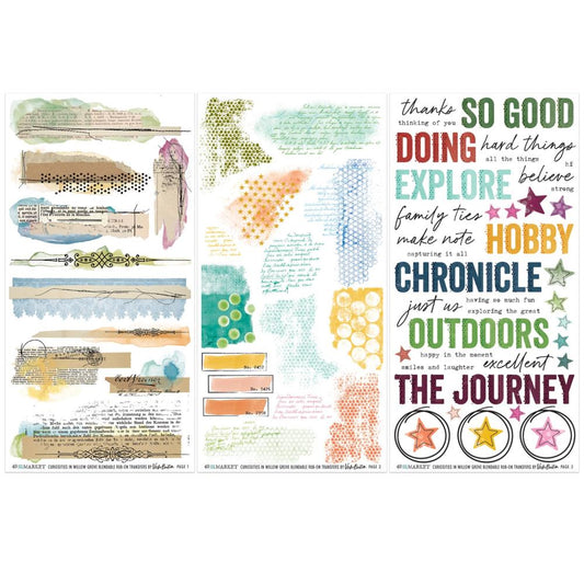 Curiosities in Willow Grove -  Blendable Rub On Transfers