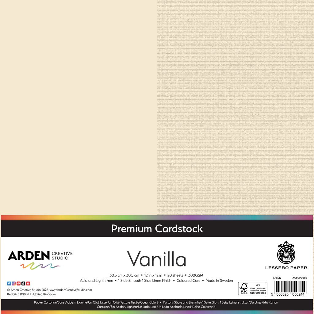 12 x 12 Cardstock - Vanilla