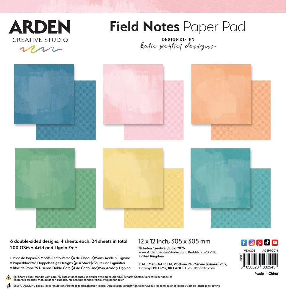 Field Notes - 12 x 12 Solids Paper Pad
