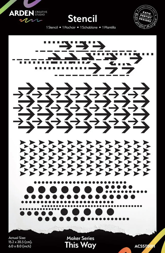 Been There - 6 x 8 Stencil - This Way