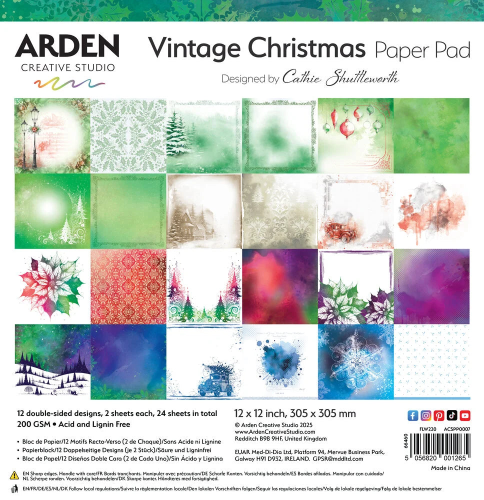 Vintage Christmas - 12 x 12 Paper Pad