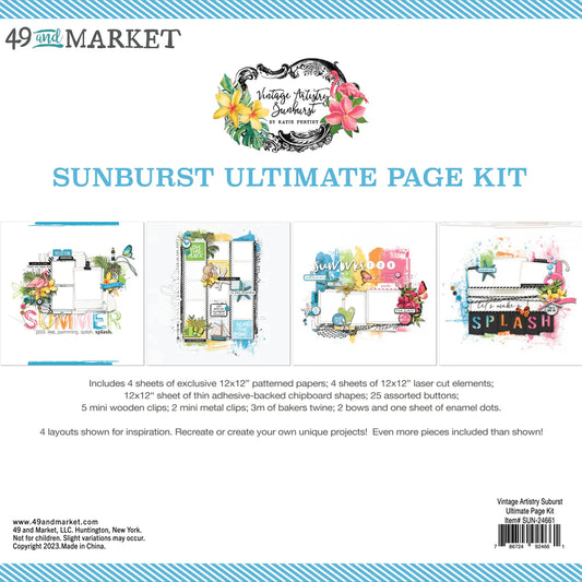 Vintage Artistry Sunburst Ultimate Page Kit