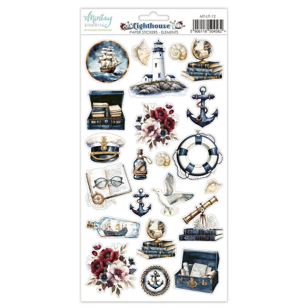 Lighthouse - 6 x 12 Element Sticker Sheet