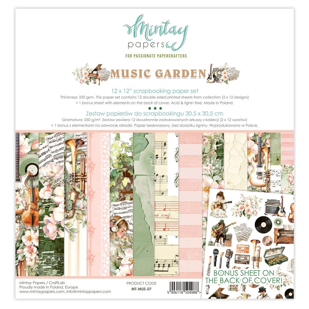 Music Garden - 12 x 12 Paper Pack