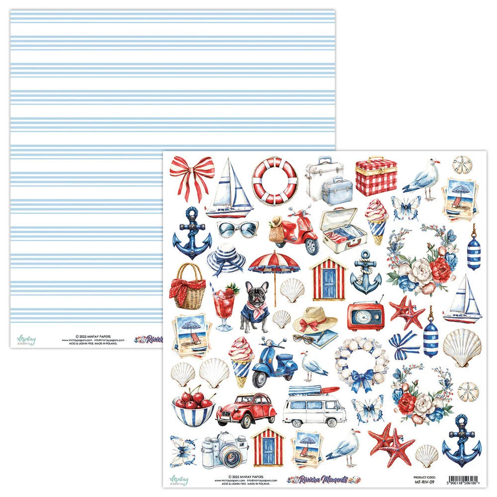 Riviera Moments - Cut Out Sheet