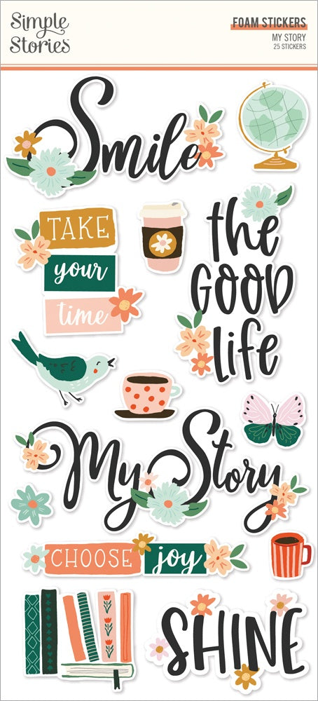 My Story Foam Stickers