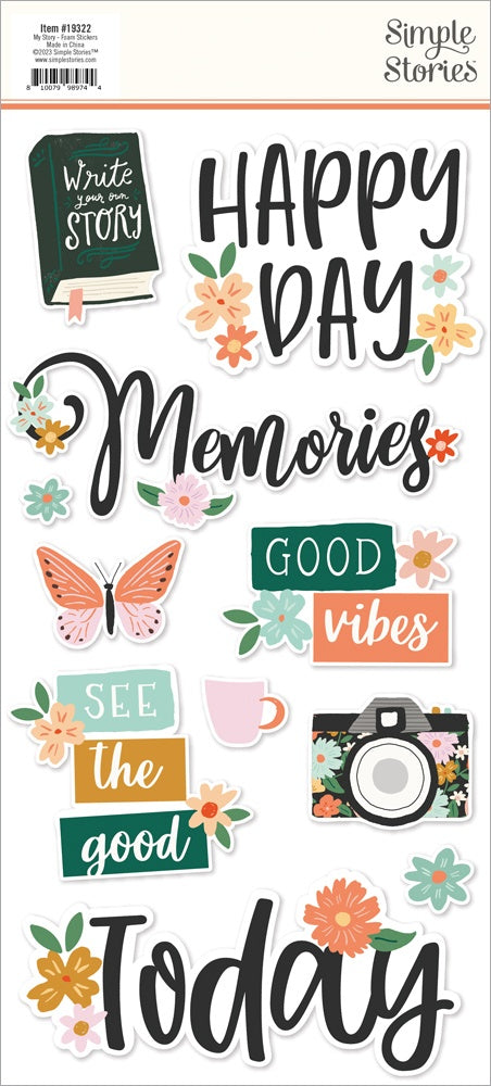 My Story Foam Stickers