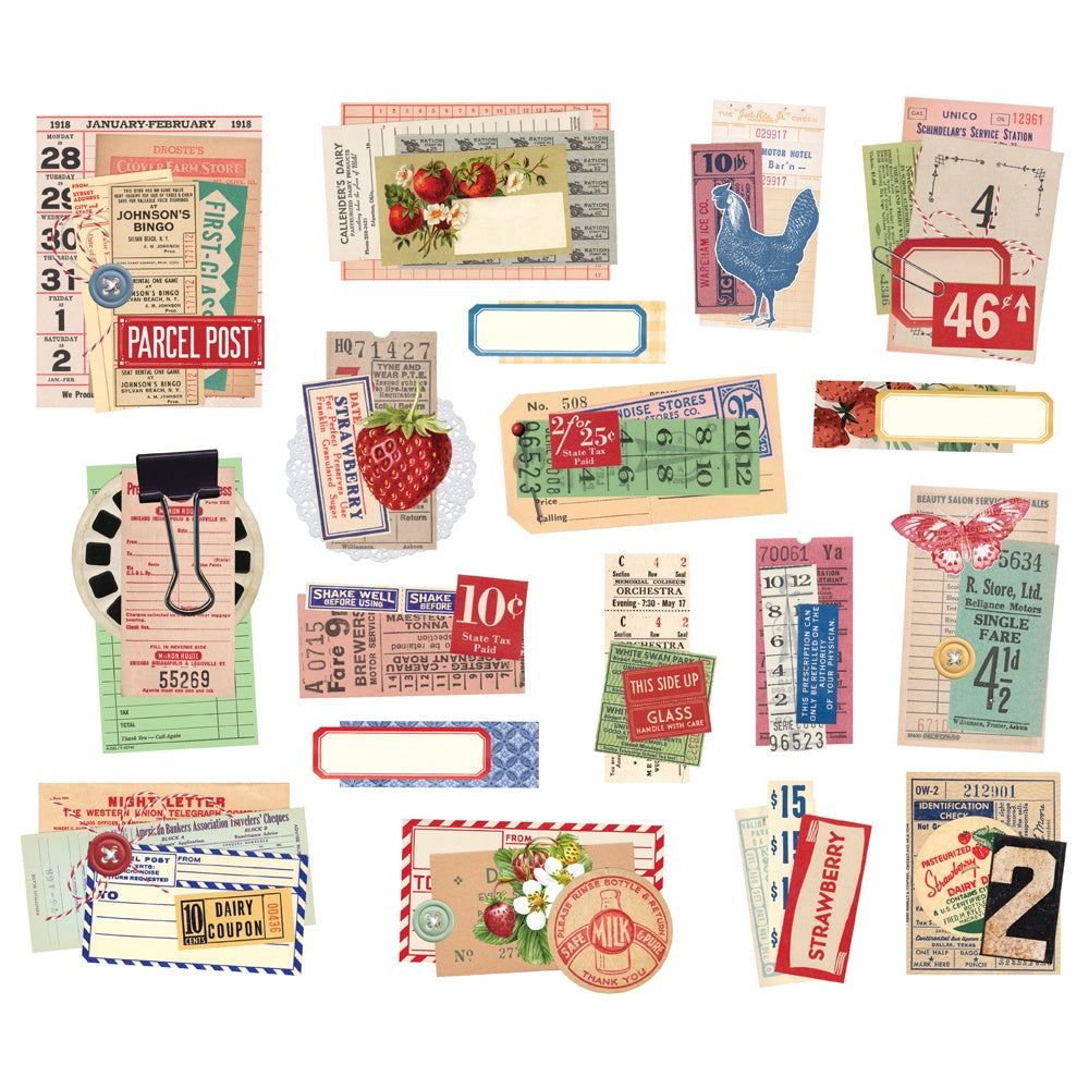 Simple Vintage Berry Fields Layered Bits & Pieces
