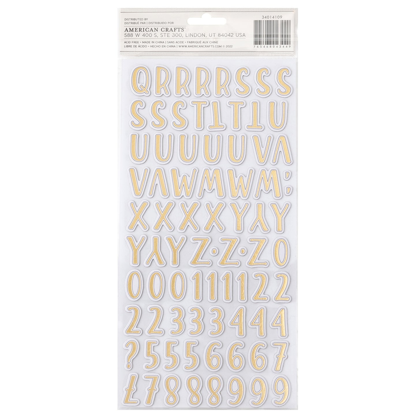 Where to Next Thickers - Alphabet