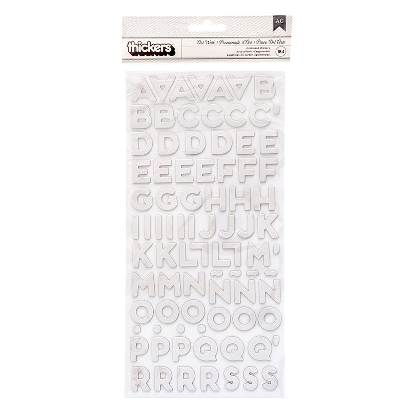Art Walk - Alphabet Thickers