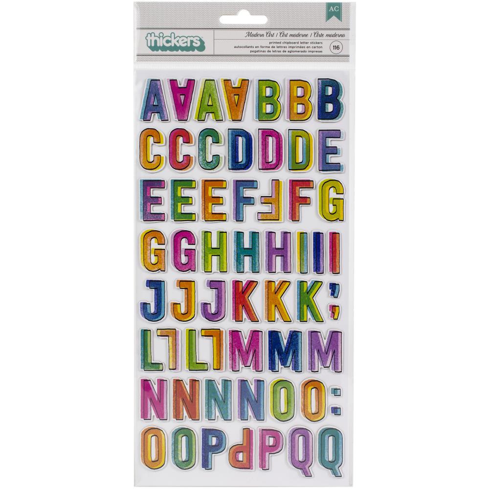 Color Study - Alphabet Thickers