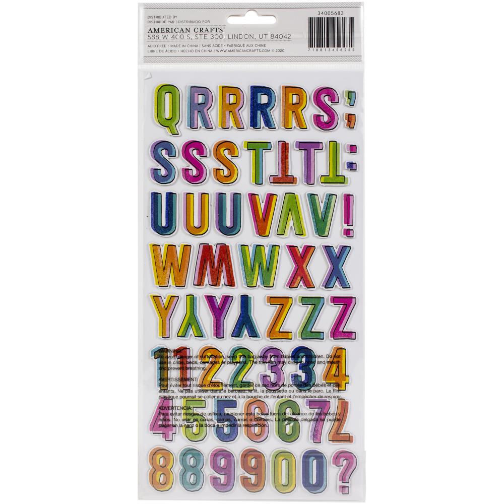 Color Study - Alphabet Thickers