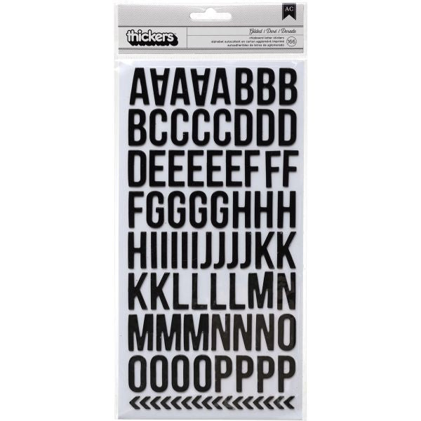 Gilded - Alphabet Thickers