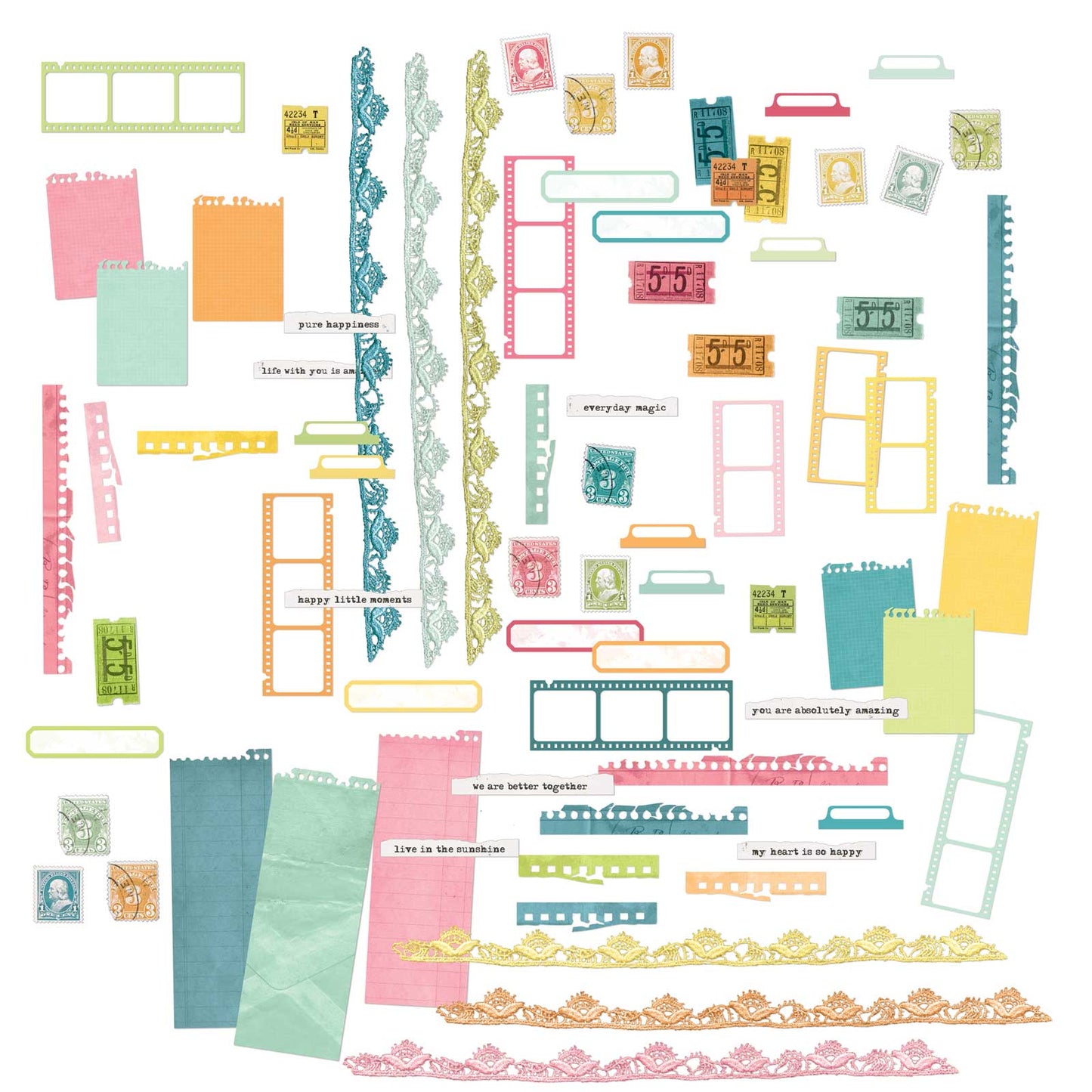 Spectrum Sherbet Essential Laser Cut Elements