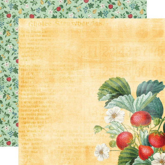Simple Vintage Berry Fields - Garden Fresh