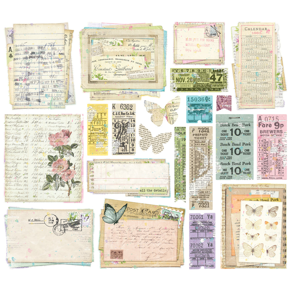 Simple Vintage Life in Bloom Ephemera