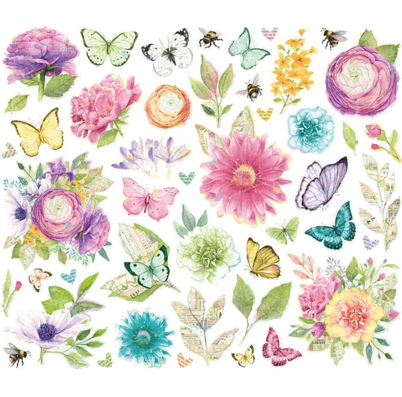 Simple Vintage Life in Bloom Floral Bits & Pieces