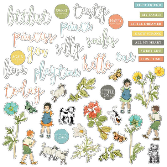 Toddler Time - Chipboard Set