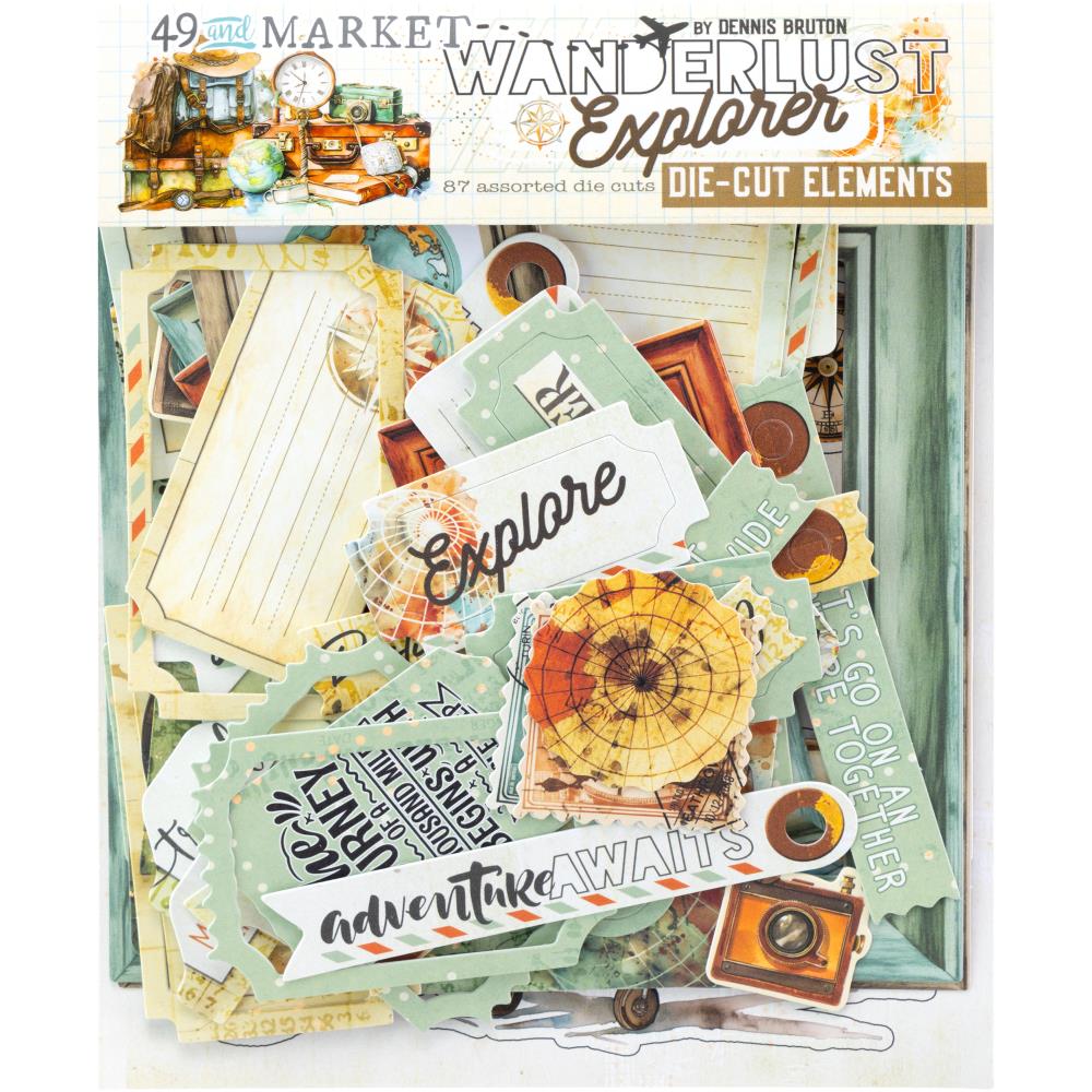 Wanderlust Explorer - Die Cut Elements