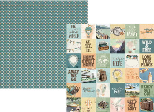 Simple Vintage Traveler - 2 x 2 Elements