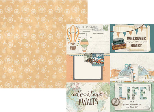 Simple Vintage Traveler - 4 x 6 Elements