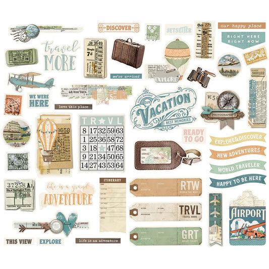 Simple Vintage Traveler -  Bits & Pieces