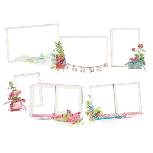 Simple Vintage Botanicals - Layered Frames