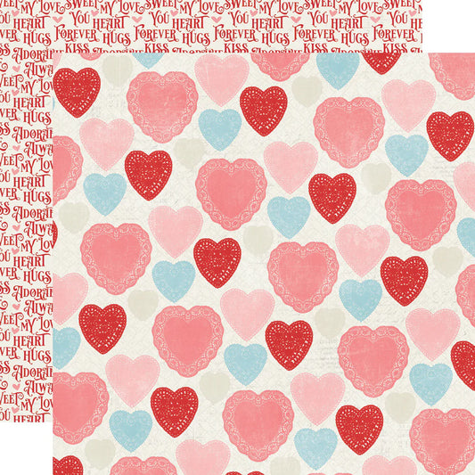 Simple Vintage My Valentine- Heart To Heart