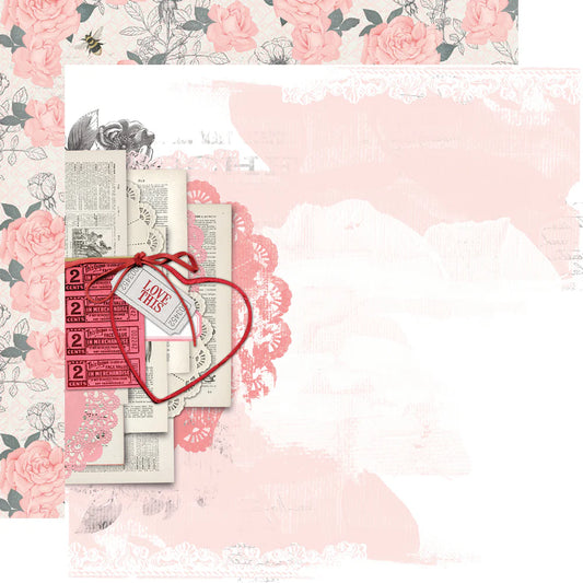 Simple Vintage My Valentine- Just A Crush