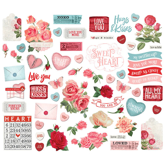 Simple Vintage My Valentine - Bits & Pieces
