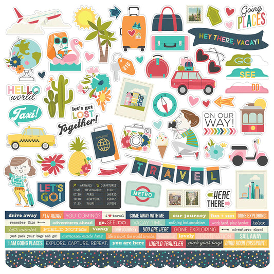 Going Places - Combo Stickers