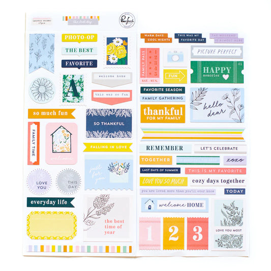 The Best Day - Cardstock Stickers