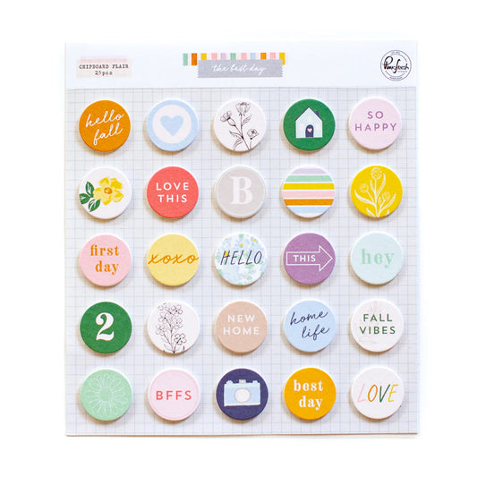 The Best Day - Chipboard Flair