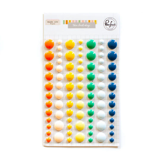 The Best Day - Enamel Dots