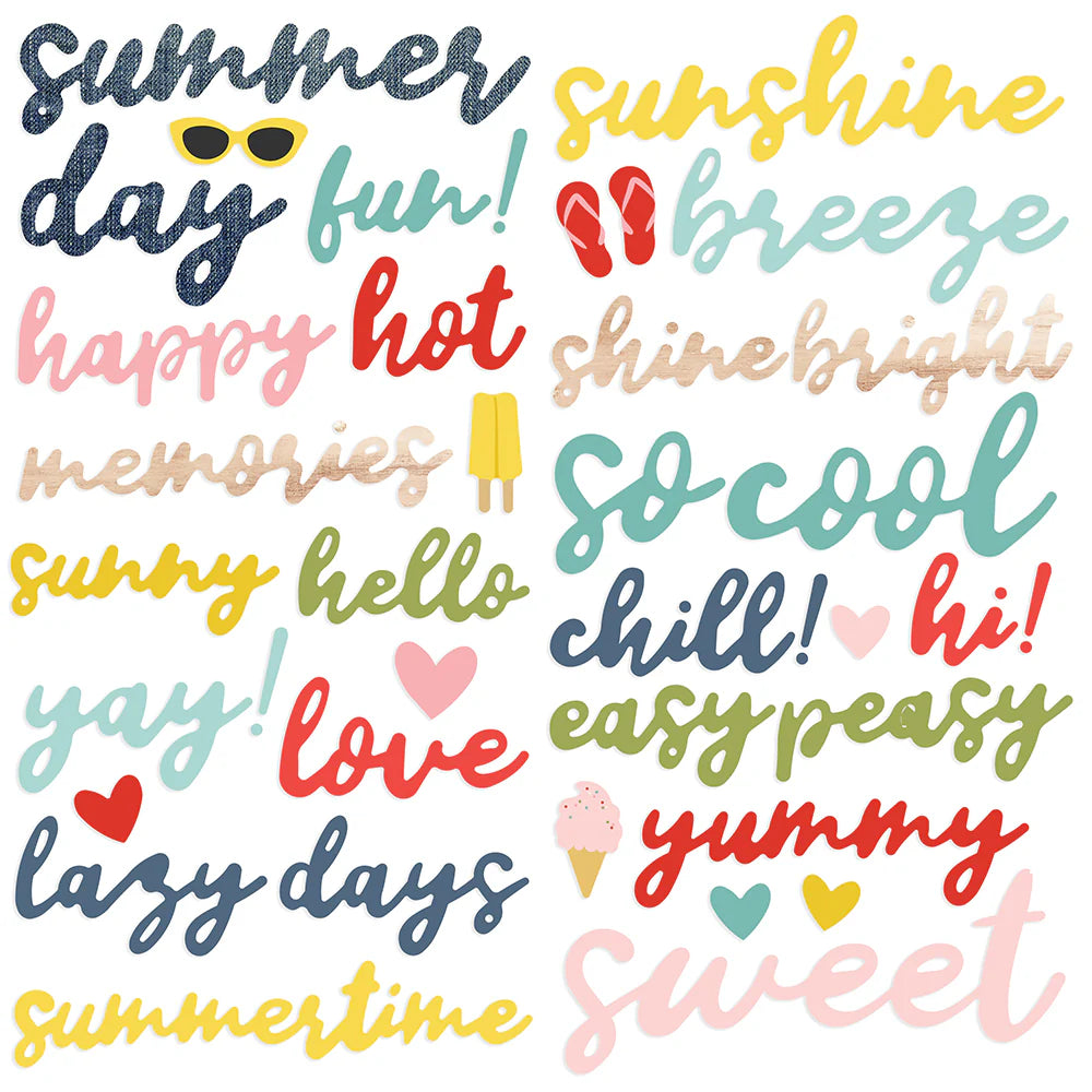 Summer Farmhouse  -  Foam Stickers